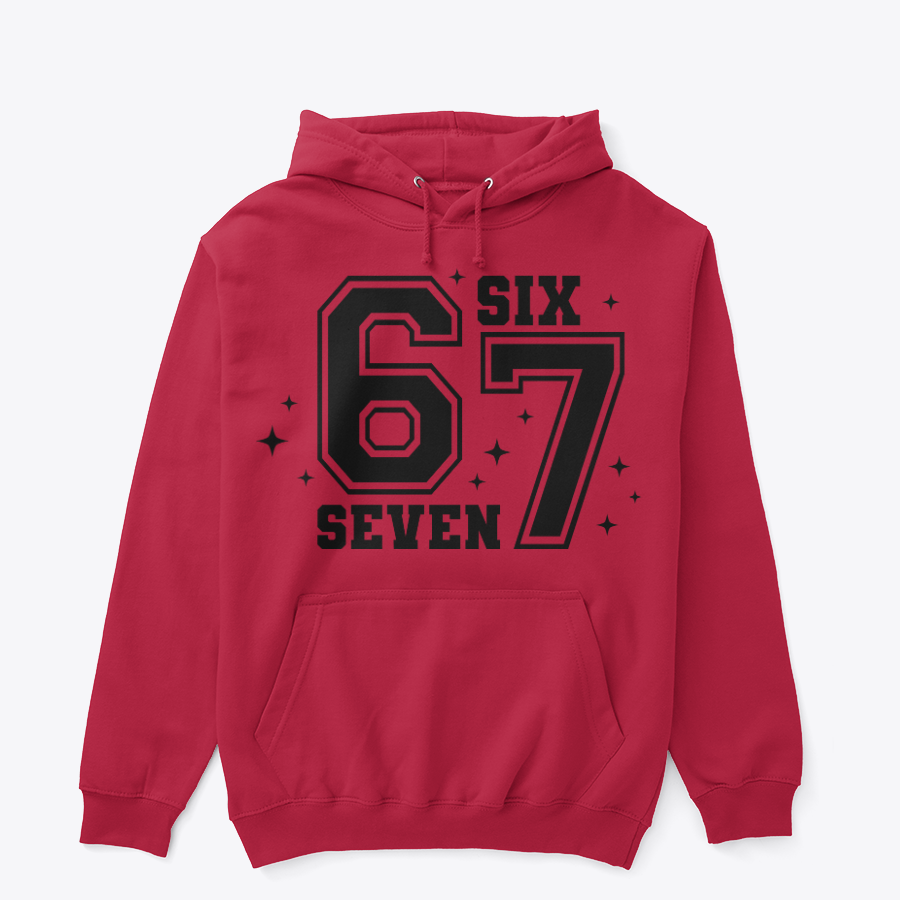 Six Seven Statement Graphic Hoodie Inspired by Viral Culture