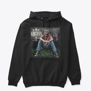Nirvana Kurt Cobain "Taking Punk to the Masses" Premium Heavyweight Hoodie