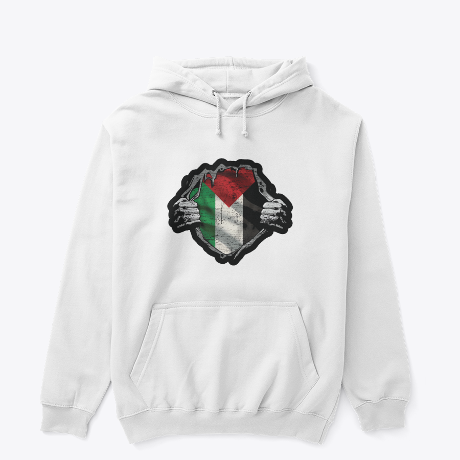The Core Within: Distressed Heritage Flag Graphic Hoodie