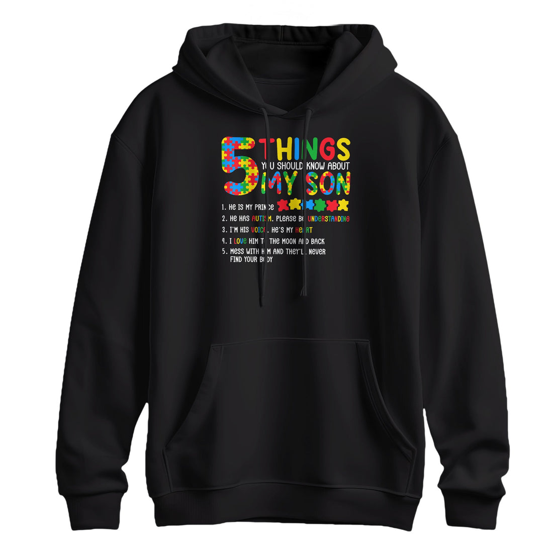 My Son My Prince Autism Awareness Graphic Hoodie