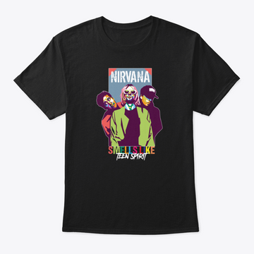 Nirvana "Smells Like Teen Spirit" Retro Pop Art Graphic Tee