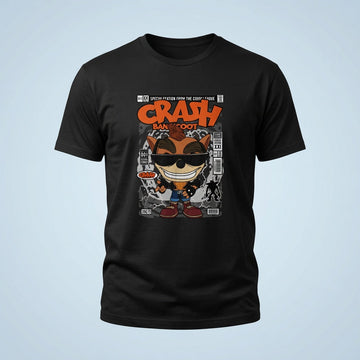 Crash Bandicoot Comic Book Graphic Tee