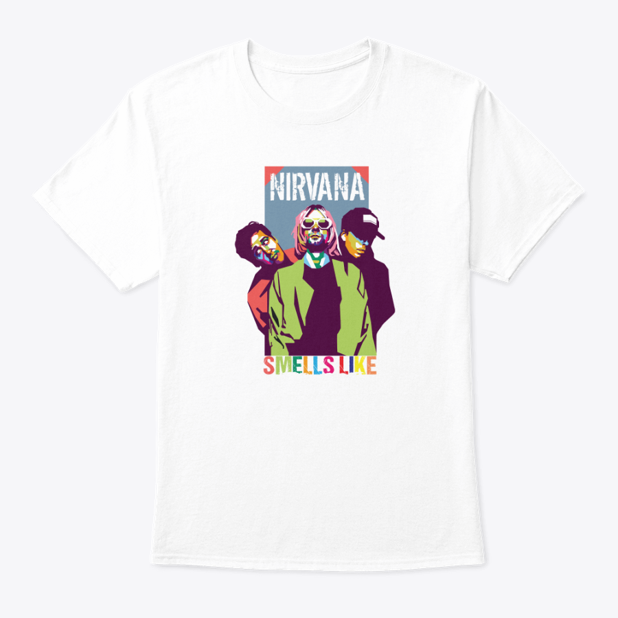 Nirvana "Smells Like Teen Spirit" Retro Pop Art Graphic Tee