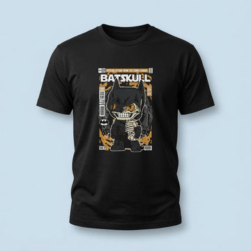 Batskull Comic Book Graphic Tee