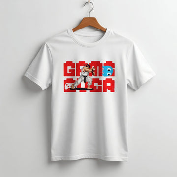 Men's "Game Over" Retro Fighting Game Graphic T-Shirt