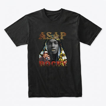 A$AP Rocky Retro 90s Bootleg Rap Graphic T-Shirt