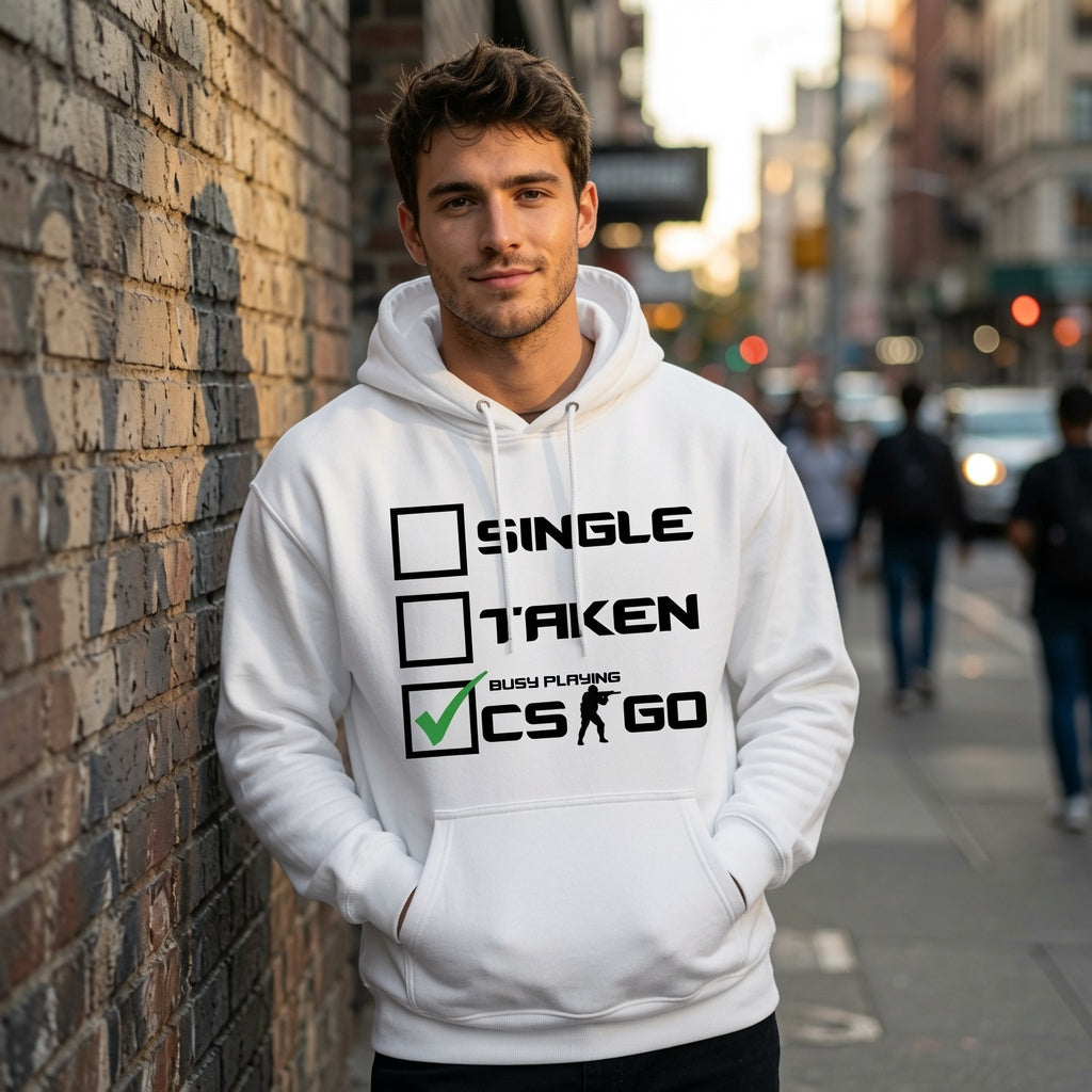 Counter-Strike CS:GO Meme Graphic Pullover Hoodie