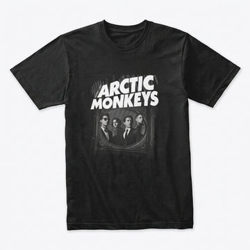 Arctic Monkeys Vintage Framed Group Portrait Graphic T-Shirt