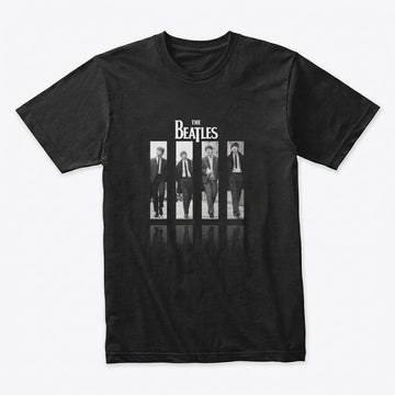The Beatles Classic Walking Film Strip Graphic T-Shirt