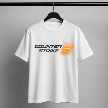 Counter Strike 2 CS2 T-Shirt Gaming Graphic Tee Gamer Gift Men's Black White