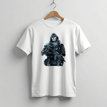 Men's Tactical Skull Soldier Graphic T-Shirt