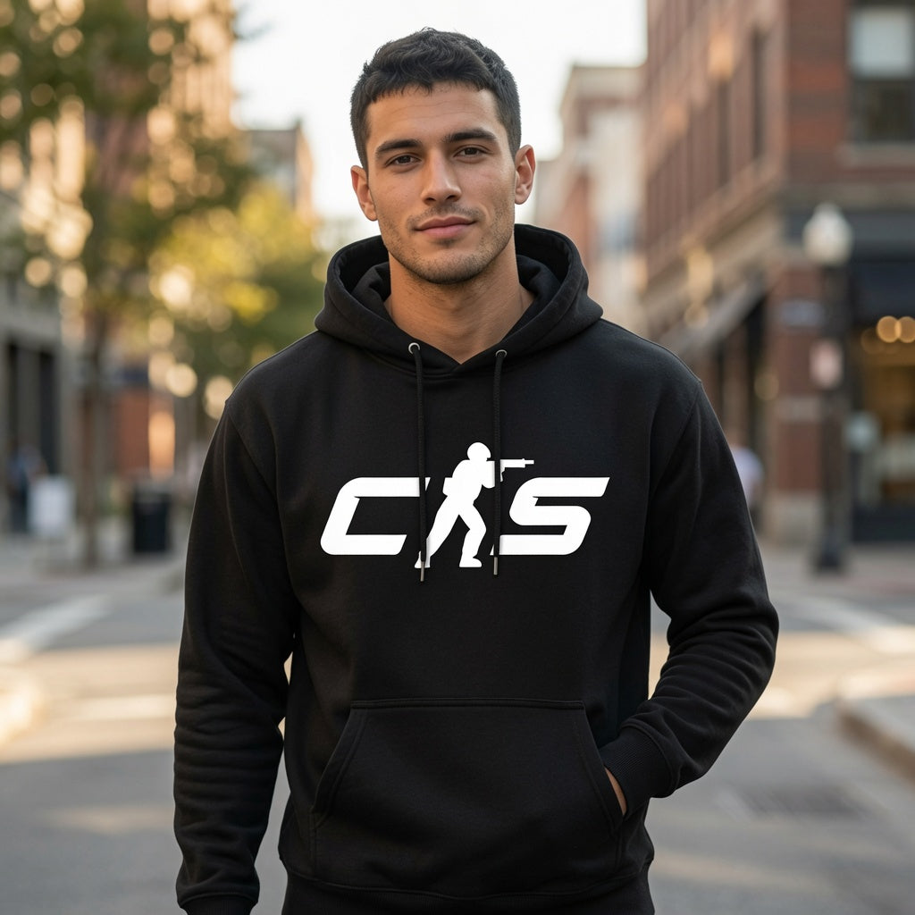 Counter Strike CS Gaming Hoodie Pullover Graphic Sweatshirt Mens Gamer Gift