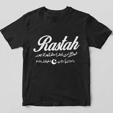 Rastah Monochrome Studio Script Graphic T-Shirt