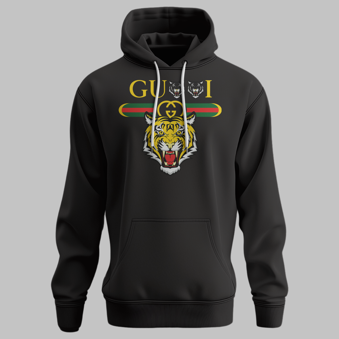 Luxury Black Tiger Hoodie