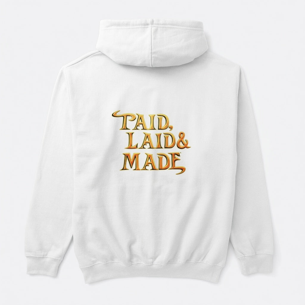 EVOLUTION "Paid, Laid & Made" Graphic Heavyweight Hoodie