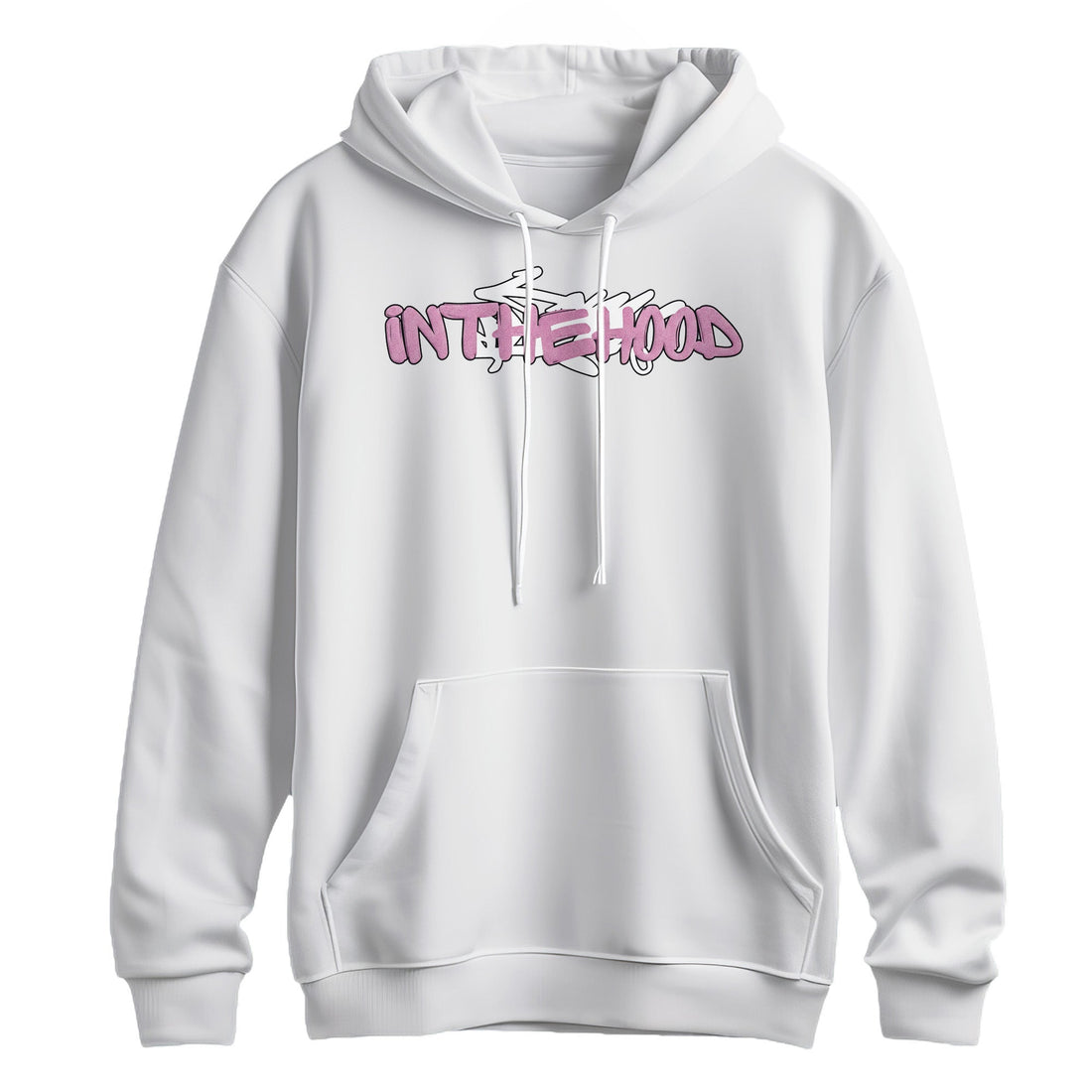 "In The Hood" Graffiti Graphic Hoodie