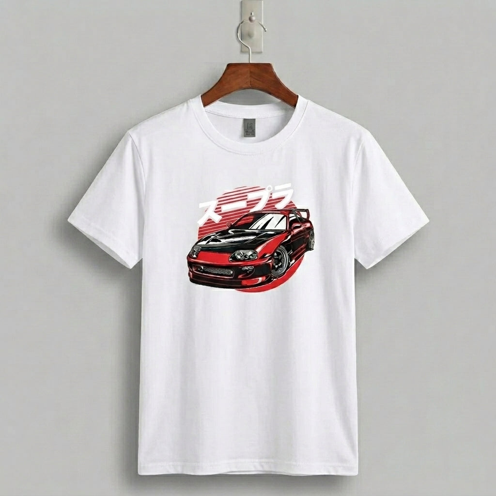 Toyota Supra Mk4 Japanese Katakana Turbo Graphic T-Shirt