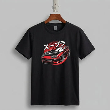 Toyota Supra Mk4 Japanese Katakana Turbo Graphic T-Shirt