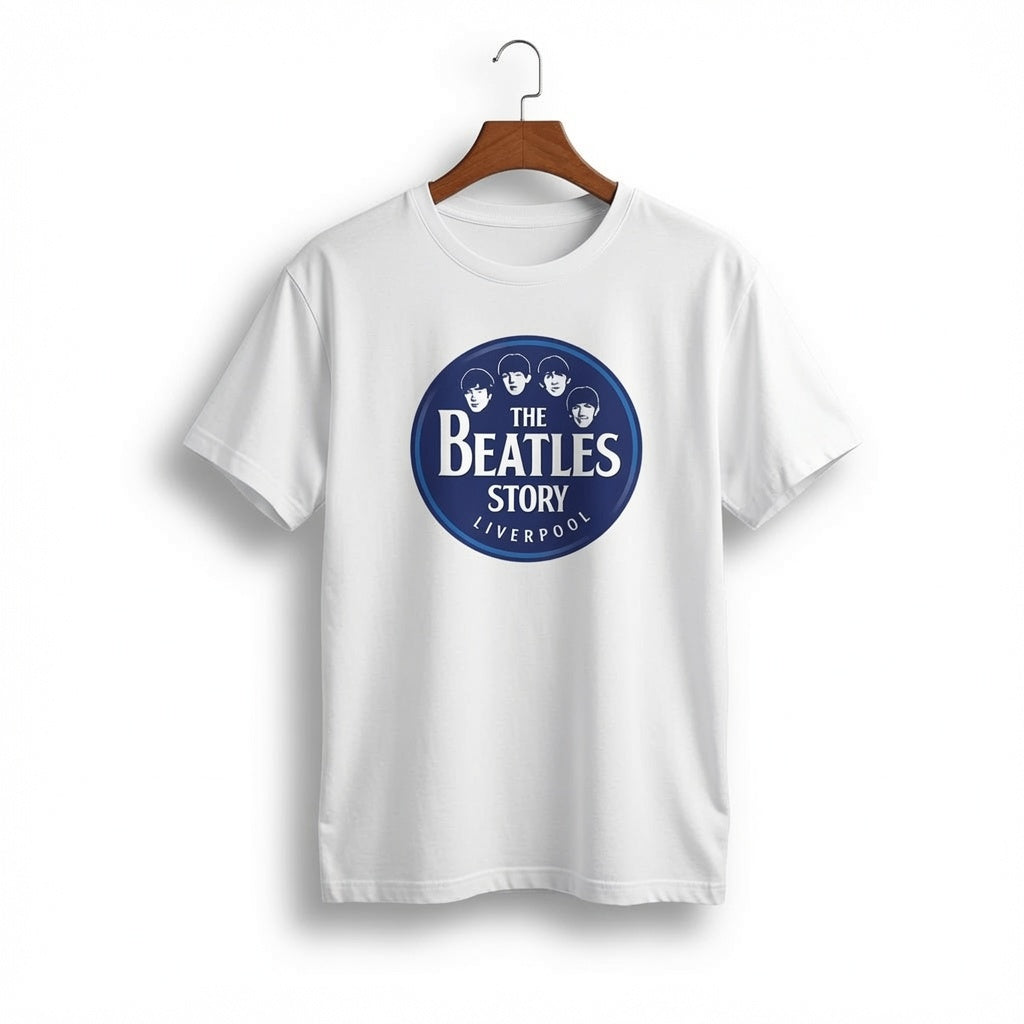 The Beatles Story Liverpool Retro Badge Graphic T-Shirt