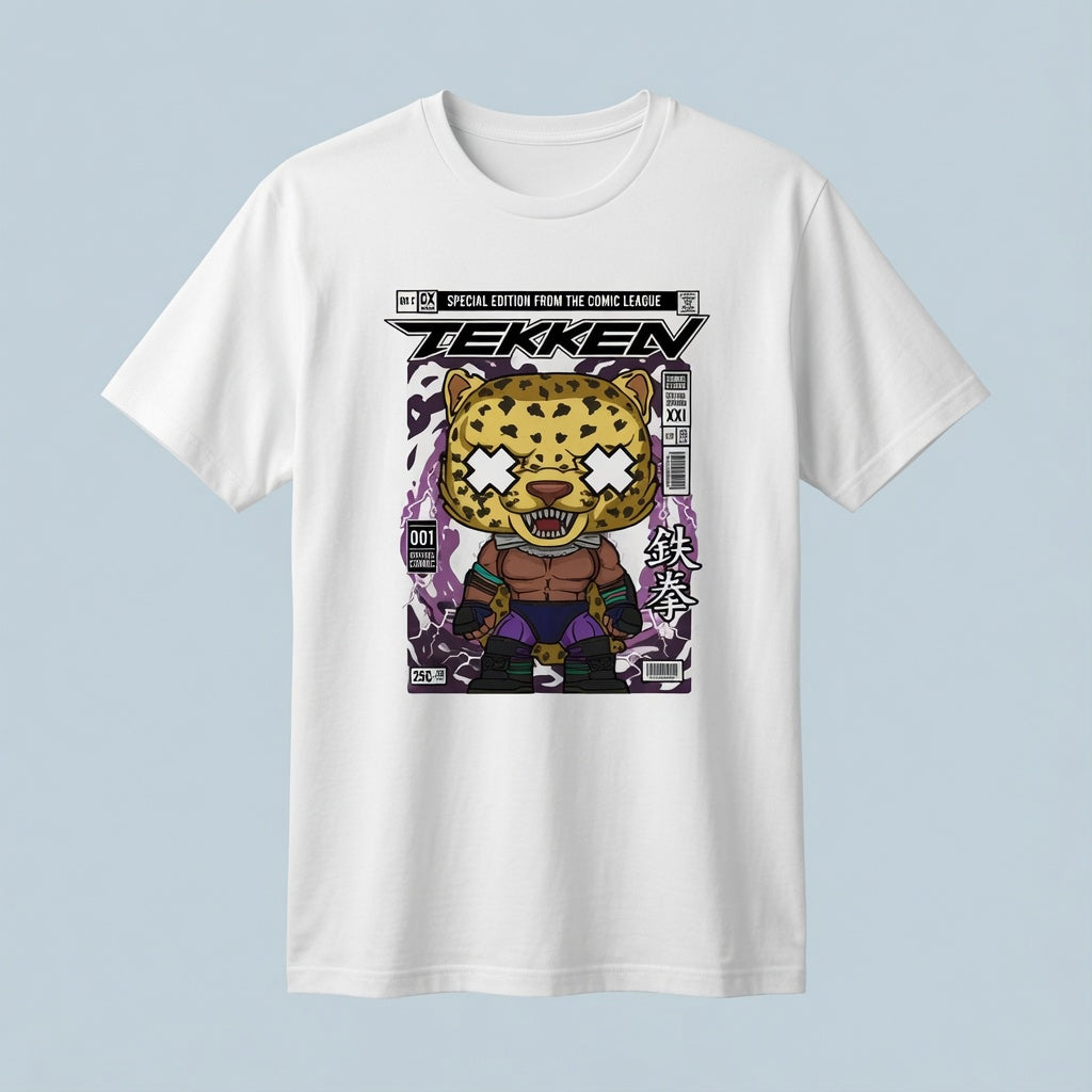 "Tekken King" Comic League Edition Graphic T-Shirt