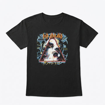 Def Leppard Hysteria Album Cover Classic Rock Graphic T-Shirt