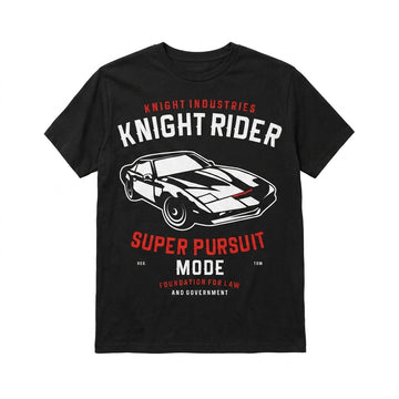 Knight Rider KITT Super Pursuit Mode retro TV Series Graphic T-Shirt