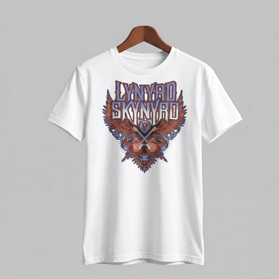 Lynyrd Skynyrd Classic Flying Eagle Southern Rock Graphic T-Shirt