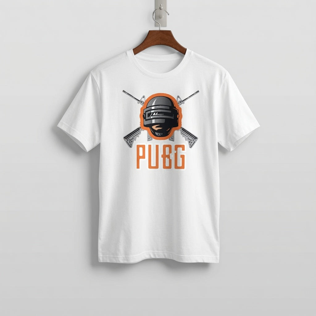 Men's PUBG Level 3 Helmet Graphic T-Shirt