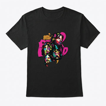 Pink Floyd Retro Vector Pop-Art Portrait Graphic T-Shirt