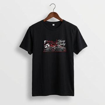 Ford Mustang Stang Gang Modern American Muscle Graphic T-Shirt