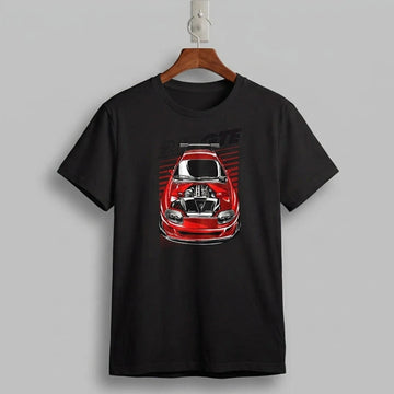 Toyota Supra Mk4 2JZ-GTE Engine Bay Graphic T-Shirt