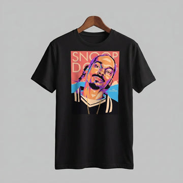 Snoop Dogg Tha Doggfather Pop-Art Portrait Hip-Hop T-Shirt