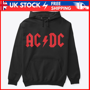 AC/DC Classic Style Logo Pullover Hoodie – Premium Unisex
