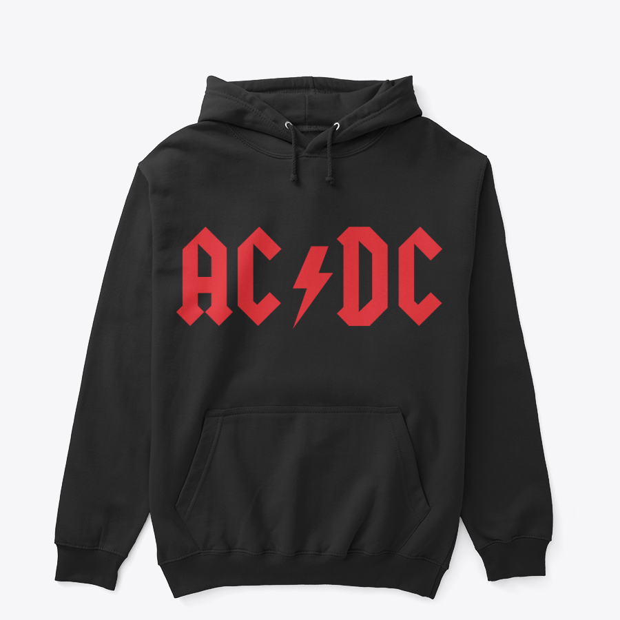 AC/DC Classic Style Logo Pullover Hoodie – Premium Unisex