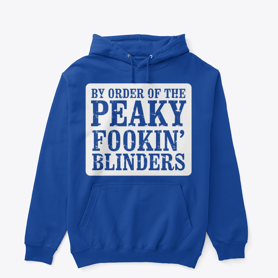 By Order Of The Peaky Blinders Distressed Quote Heavyweight Urban Statement Hoodie