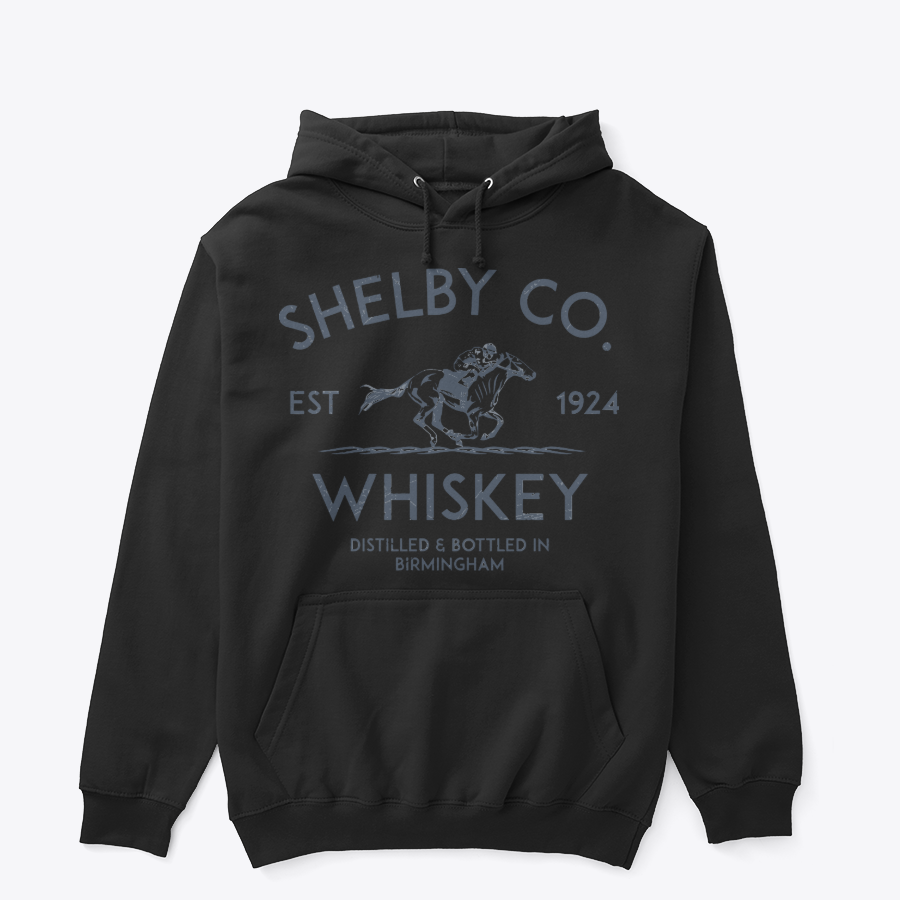 Peaky Blinders Shelby Co. Whiskey Distilled In Birmingham Est 1924 Vintage Racing Hoodie