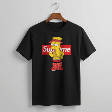 Bart Simpson "Thug Life" Gangsta Graphic Tee