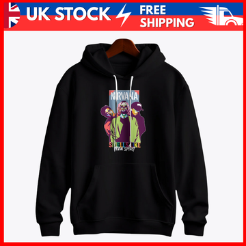 Nirvana Spirit Pop Art Black Hoodie