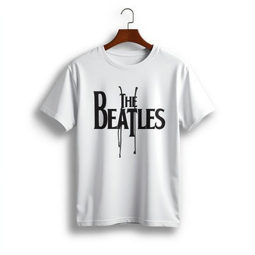 The Beatles Classic Drop-T Minimalist Graphic T-Shirt