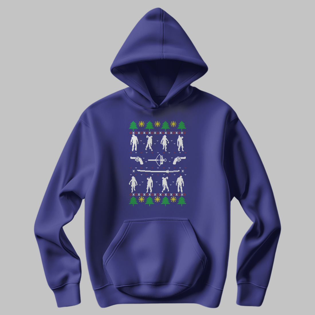Christmas Trees Hoodie – Cozy & Festive Holiday Design