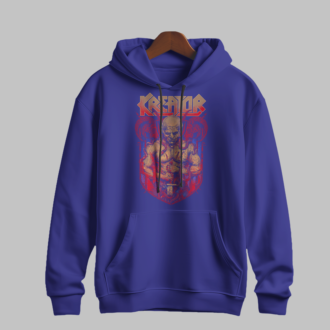 Thrash Metal Warrior Hoodie – Heavy Metal Inspired Pullover
