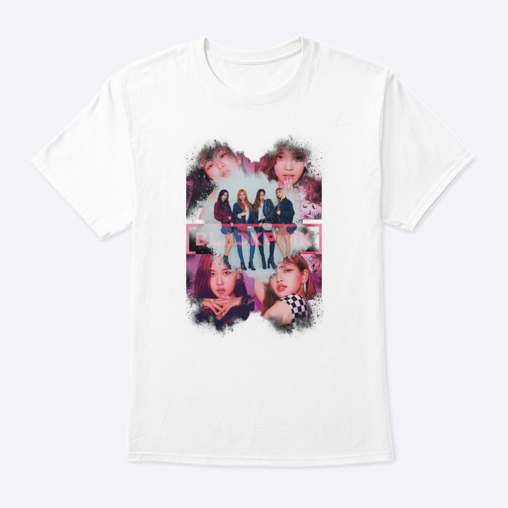BLACKPINK High-Fashion Neon Accent Graphic T-Shirt (Copy)