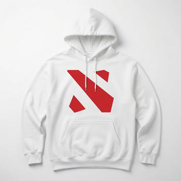 Dota 2 Hoodie Gaming Pullover Graphic Sweatshirt Black White Gamer Gift Mens