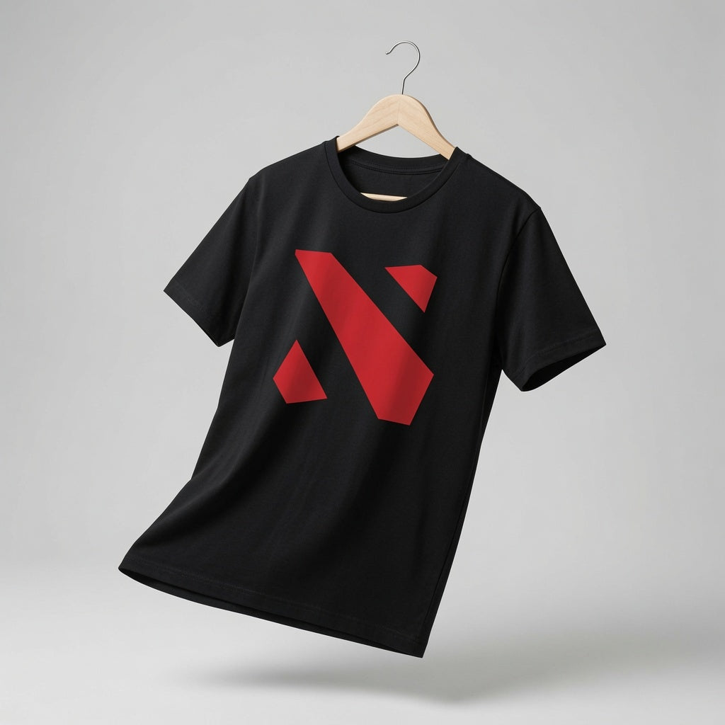 Dota 2 Logo T-Shirt Minimalist Gaming Graphic Tee MOBA Gamer Gift Men's Black White