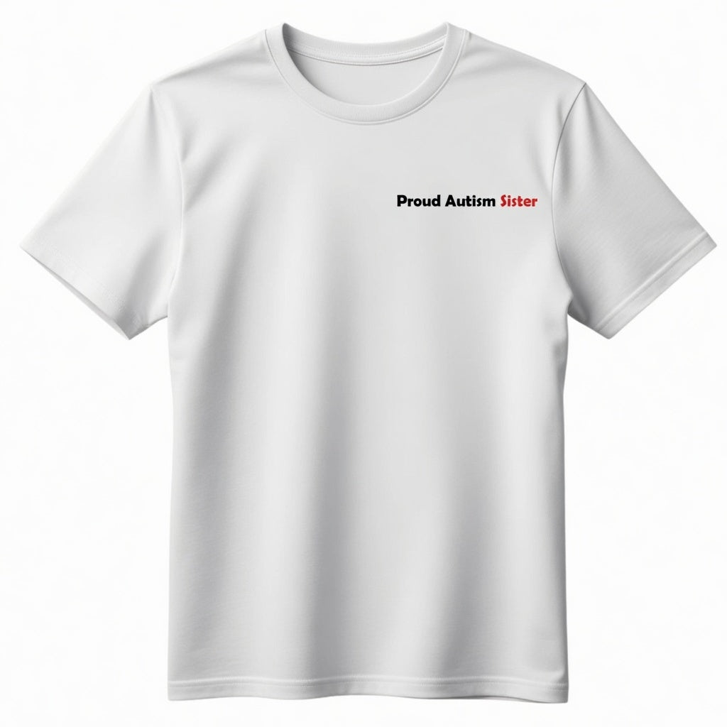 Proud Autism Brother Pullover T shirt – "My Brother Doesn't Need Fixing"
