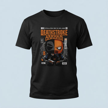 Deathstroke Arkham Comic Book Graphic Tee