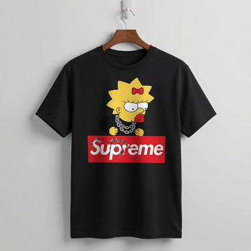 Maggie Simpson "Hypebeast Chain" Graphic Tee