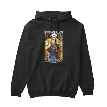One Piece Anime Trafalgar D. Law Surgeon Quote Hoodie