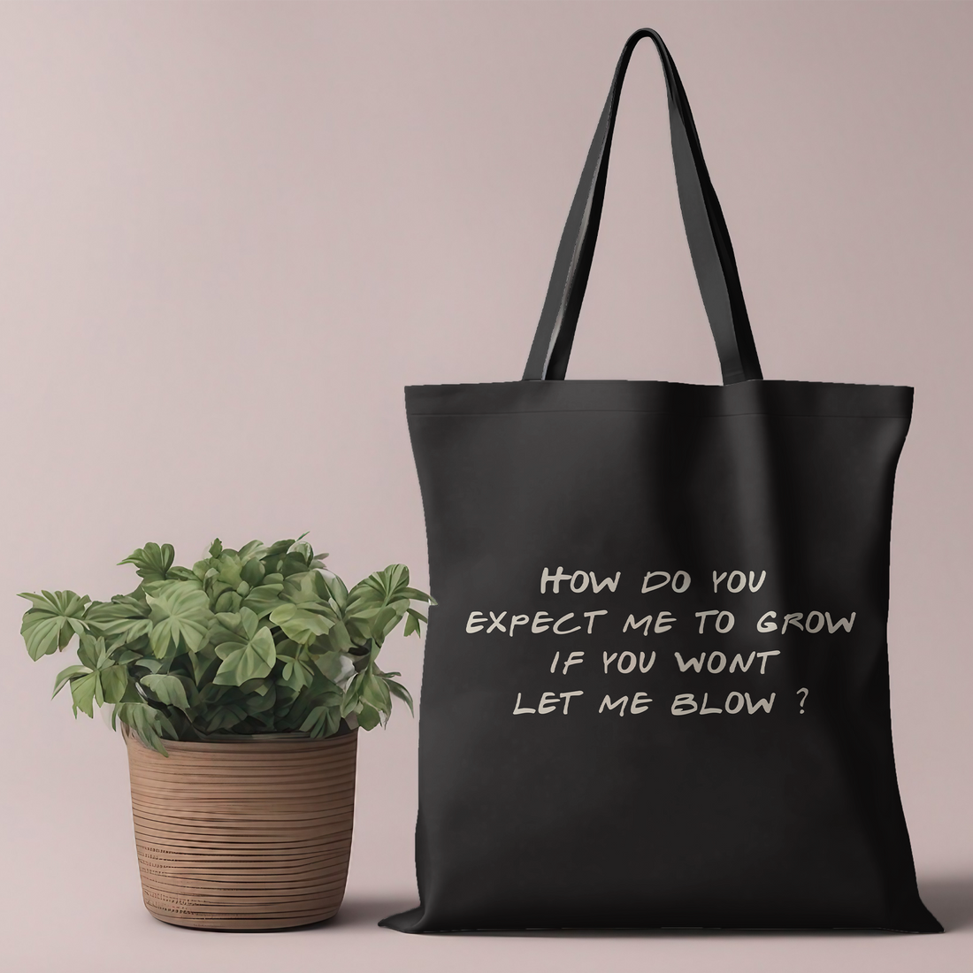 Growth Struggles Canvas Tote