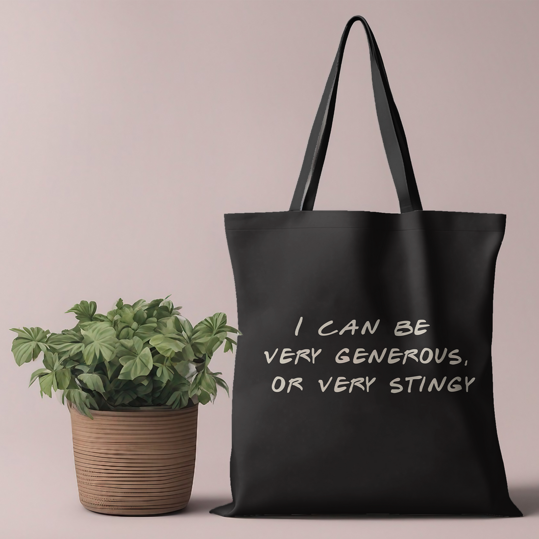 Generous or Stingy Canvas Tote